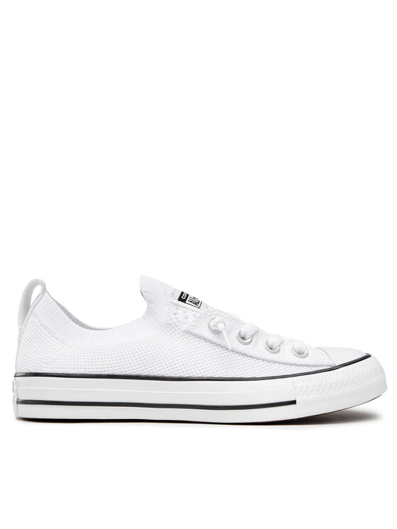 Converse Converse Кецове Ctas Shoreline Knit Slip 565490C Бял