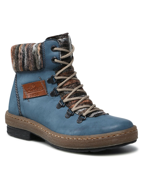 Rieker Rieker Schnürschuhe Z6743-14 Blau