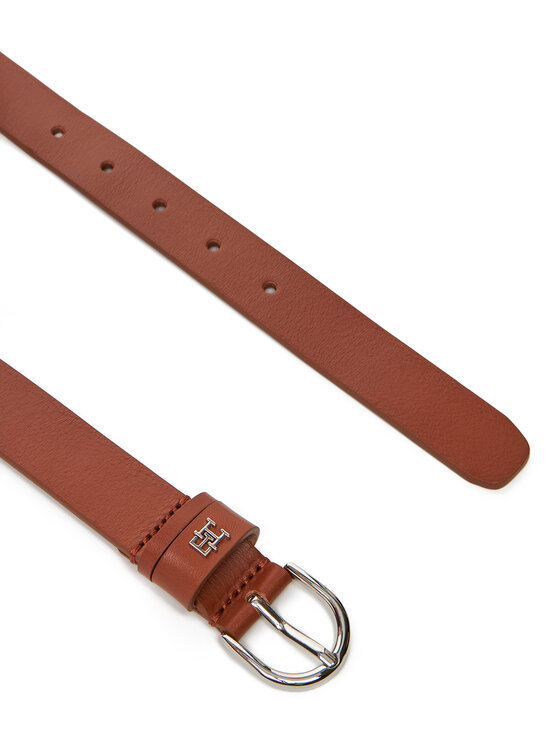 Tommy Hilfiger Tommy Hilfiger Dámsky opasok Essential Effortless 2.5 Sv AW0AW17279 Hnedá
