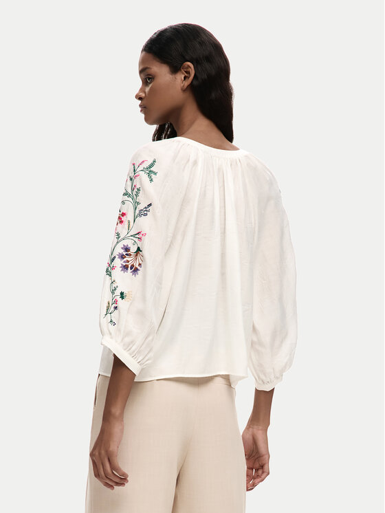 Desigual Desigual Блузка 26SWBW13 Білий Regular Fit