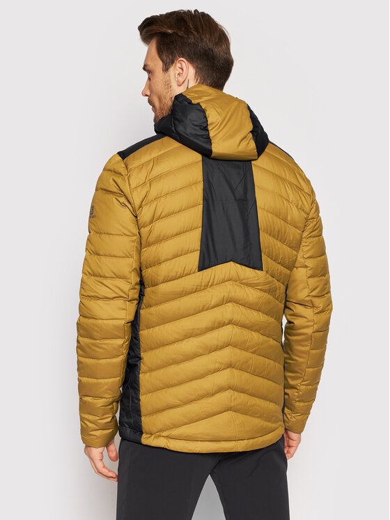 Salomon Salomon Пухено яке Essential Xwarm LC1611500 Жълт Regular Fit