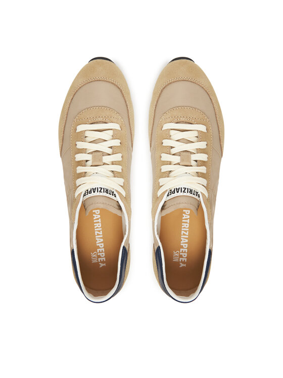 Patrizia Pepe Patrizia Pepe Sneakersy 2Z0054 V040 Béžová