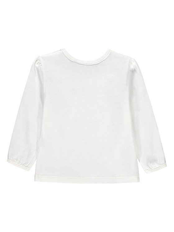Kanz Kanz Bluzka 2122333-1050 Biały Basic Fit