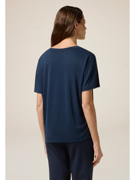 Oltre Oltre T-shirt G304J004204N034 Blu Over Fit