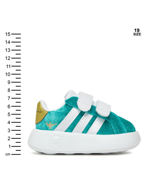 adidas adidas Sneakersy Disney Jasmine Grand Court 2.0 JR4920 Tyrkysová