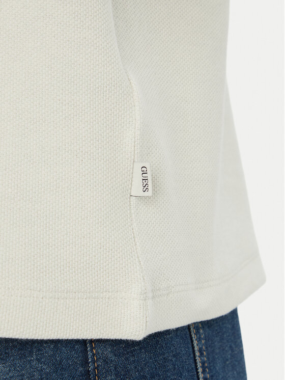 Guess Jeans Guess Jeans T-Shirt M6YP09 K4177 Κρεμ Regular Fit