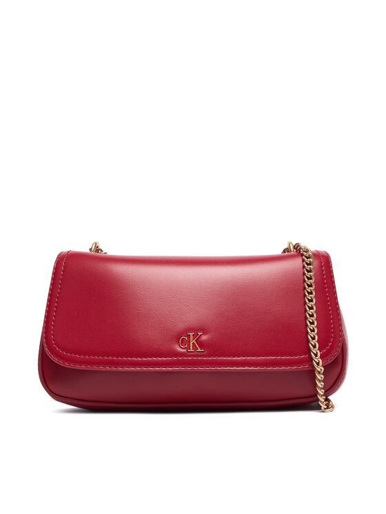 Calvin Klein Calvin Klein Rankinė Ck Convertible Chain Small Bag LV04F3172G Raudona