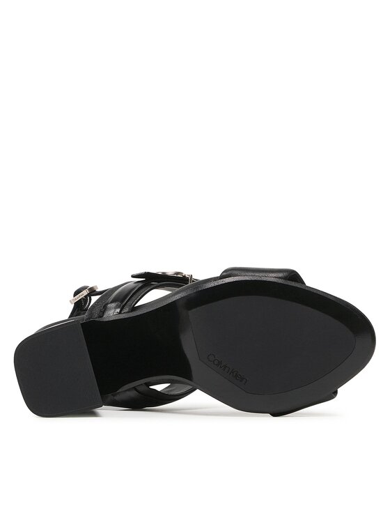 Calvin Klein Calvin Klein Sandále Block Hl Sandal 85Hh W/Hw HW0HW01486 Čierna