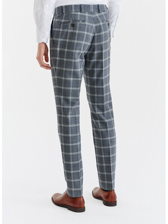 Pako Lorente Pako Lorente Spodnie garniturowe P23SP-6G-020 Szary Slim Fit