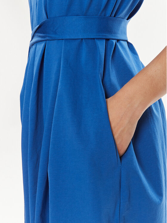 Weekend Max Mara Weekend Max Mara Sukienka koktajlowa Jumbo 2415621072650 Niebieski Regular Fit