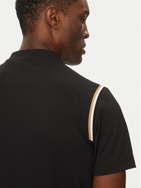 BOSS BOSS Polo majica Pariq 50534347 Črna Slim Fit