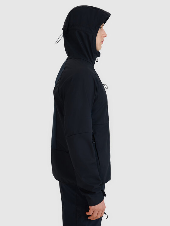 4F 4F Kurtka wielofunkcyjna HALNY Czarny Regular Fit