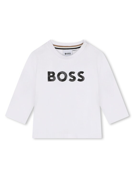 BOSS Boss Bluza J51292/10P Biały Regular Fit
