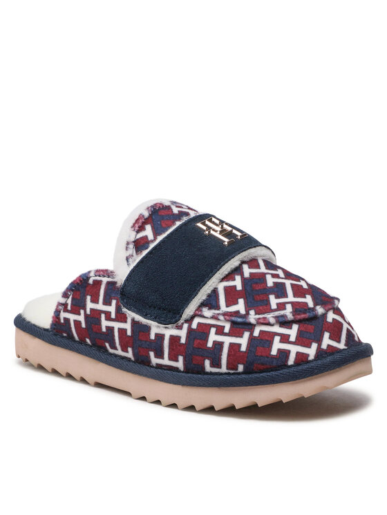 Tommy Hilfiger Tommy Hilfiger Παντόφλες Σπιτιού Loafer Mule Slipper Monogram FW0FW06716 Έγχρωμο