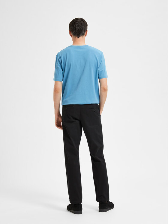 Selected Homme Selected Homme Chino nohavice New 16087663 Čierna Slim Fit