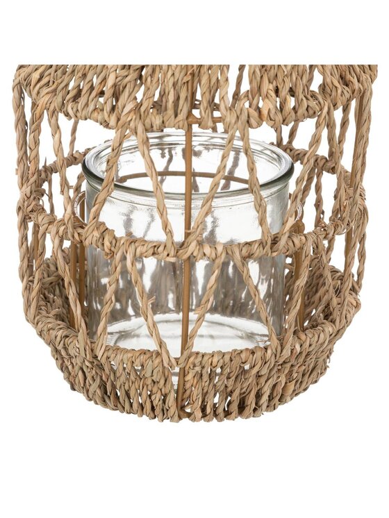 MIAhome MIAhome Lampion rattanowy ARIOTO Brązowy