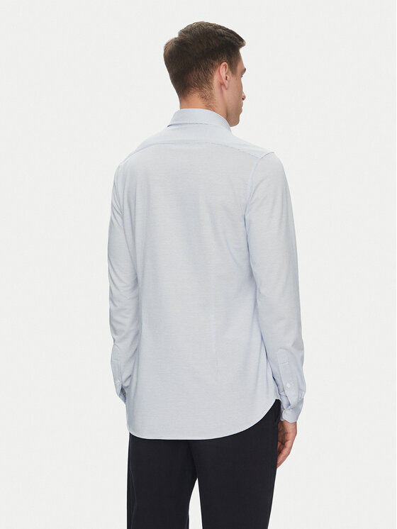 Michael Kors Michael Kors Košile MK0DS01555 Světle modrá Slim Fit