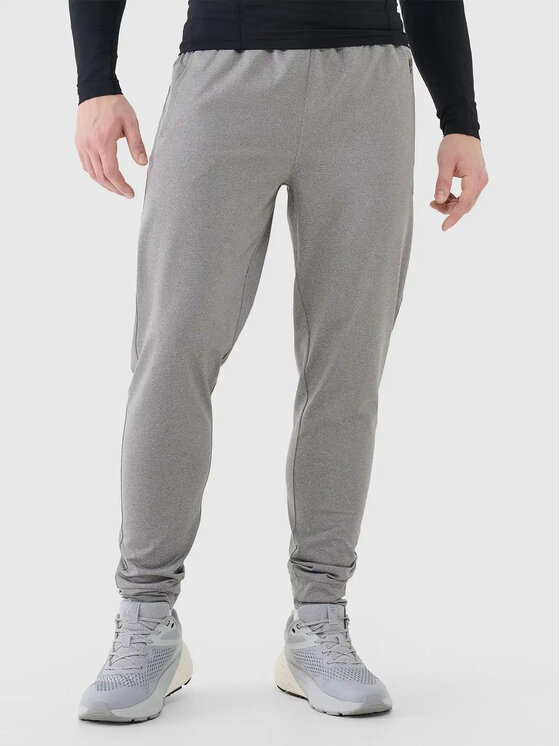 4F 4F Spodnie dresowe 4FWSS26TFTRM1046-25 Szary Active Fit