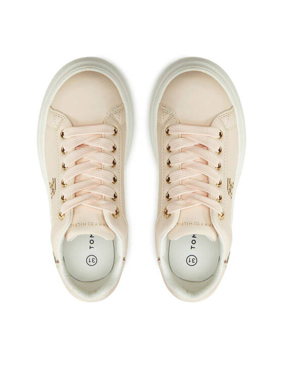 Tommy Hilfiger Tommy Hilfiger Sneakersy Low Cut Lace-Up Sneaker T3A9-33749-1355 M Różowy