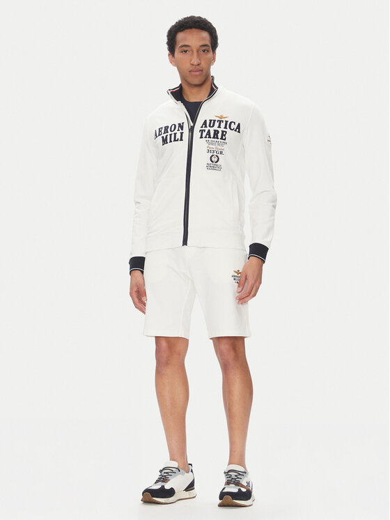 Aeronautica Militare Aeronautica Militare Суитшърт 251FE1999F459 Бял Regular Fit