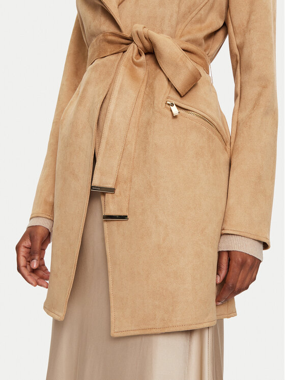 Morgan Morgan Cappotto di transizione 242-GARIA Beige Regular Fit
