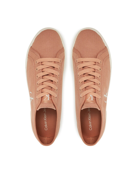 Calvin Klein Jeans Calvin Klein Jeans Tenis superge Ess Vulc Low Cv Mg Wn YW0YW01762 Koral