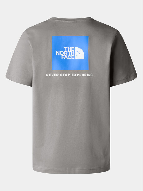 The North Face The North Face Marškinėliai Redbox NF0A87NP Pilka Regular Fit