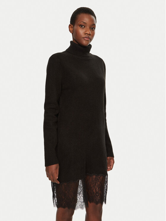 Morgan Morgan Kootud kleit 242-RMAFIX Must Slim Fit