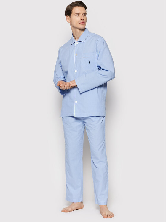 Polo Ralph Lauren Polo Ralph Lauren Pyžamo 714514095001 Světle modrá Regular Fit