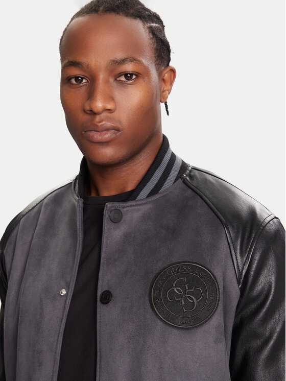 Guess Guess Яке бомбър M5BL2B K1062 Сив Regular Fit