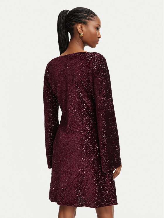 Rinascimento Rinascimento Coctailkleid CFC0126781003 Dunkelrot Regular Fit