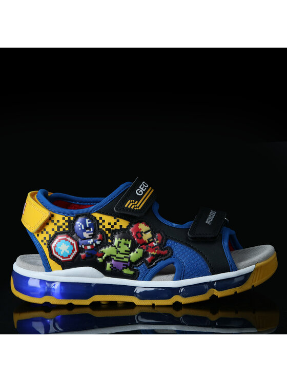 Geox Geox Basutės J Sandal Android Boy J450QC 014CE C0245 D Spalvota