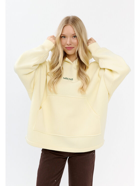 Mirons Mirons Bluza soft Beżowy Oversize