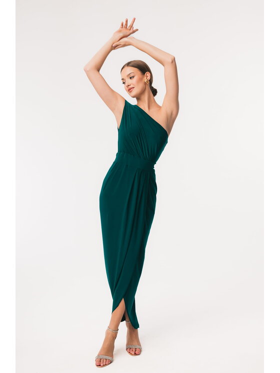 Aurora Aurora Sukienka wieczorowa Eris Zielony Feminine Fit