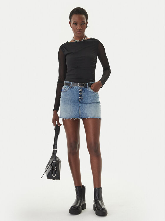 HUGO HUGO Gonna di jeans Galanie 50561137 Blu Regular Fit