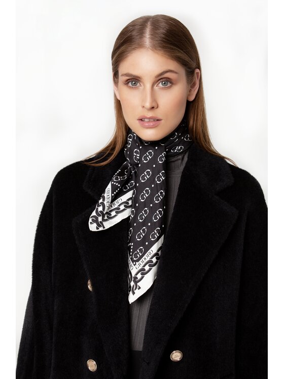 GIODORO GIODORO Foulard in seta GDS02 Nero