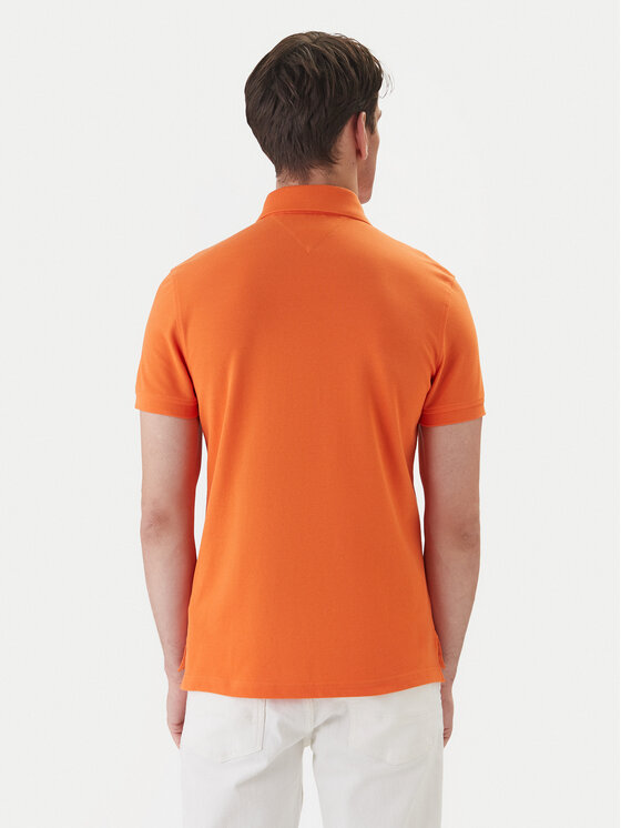 Tommy Hilfiger Tommy Hilfiger Tricou polo 1985 MW0MW17771 Portocaliu Slim Fit