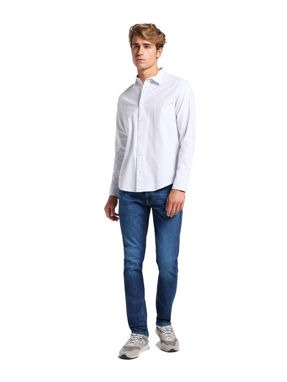 Lee Lee Camicia 112363910 Bianco Regular Fit