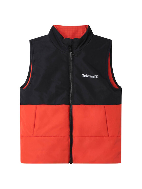 Timberland Timberland Kamizelka T26585 S Pomarańczowy Regular Fit