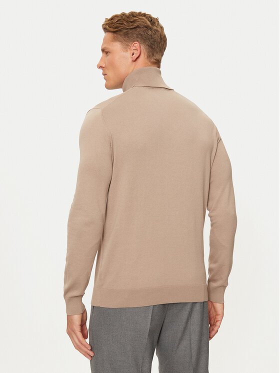 Sisley Sisley Golfas 10F2S2244 Smėlio Slim Fit