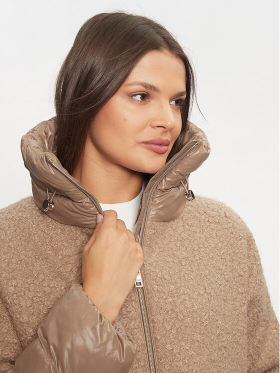 Geox Geox Zimska jakna Calithe W4615F TC192 F1793 Bež Regular Fit