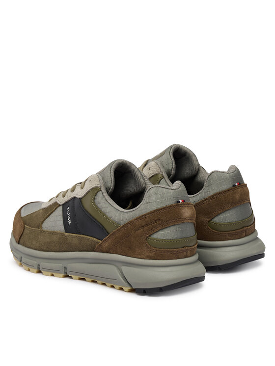 Tommy Hilfiger Tommy Hilfiger Sneakersy Hilfiger Mix Material Runner FM0FM06038 Kolorowy
