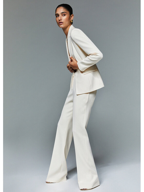 Liu Jo Liu Jo Pantaloni di tessuto CA6369T2957P9644 Bianco Regular Fit