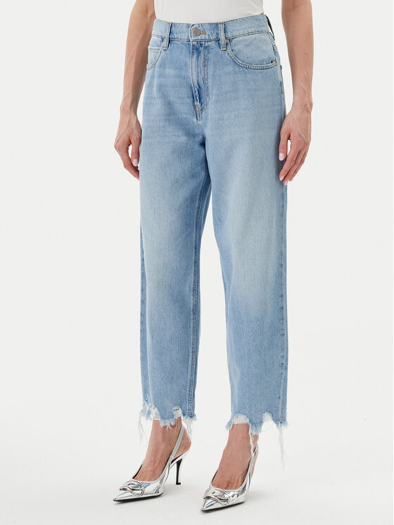 PINKO PINKO Jeansy Estelle 103857 A2E5 Modrá Relaxed Fit
