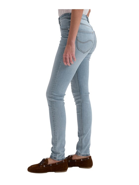 Lee Lee Jeansy 112378945 Niebieski Skinny Fit