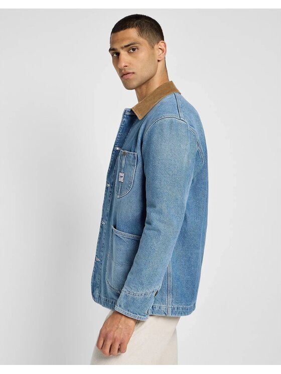 Lee Lee Kurtka przejściowa Loose Loco Jacket Niebieski Loose Fit