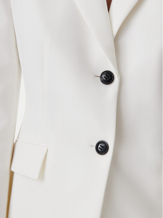 HUGO HUGO Піджак Asmalla 50540787 Білий Slim Fit