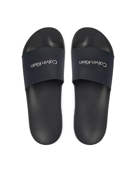 Calvin Klein Calvin Klein Papucs Ess Slide Monobrand Cv HM0HM02107 Sötétkék