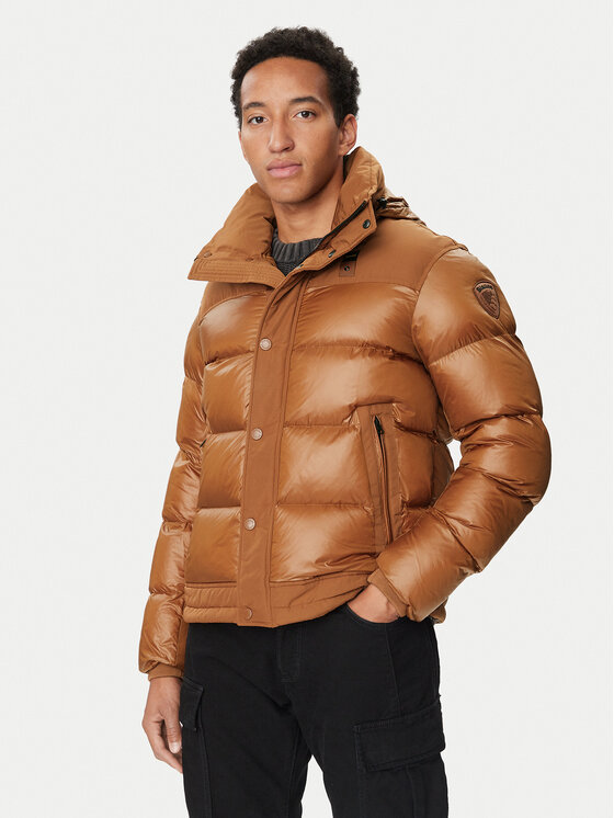 Blauer Blauer Μπουφάν μεταβατικό Perkins 26WBLUC02170 Καφέ Regular Fit