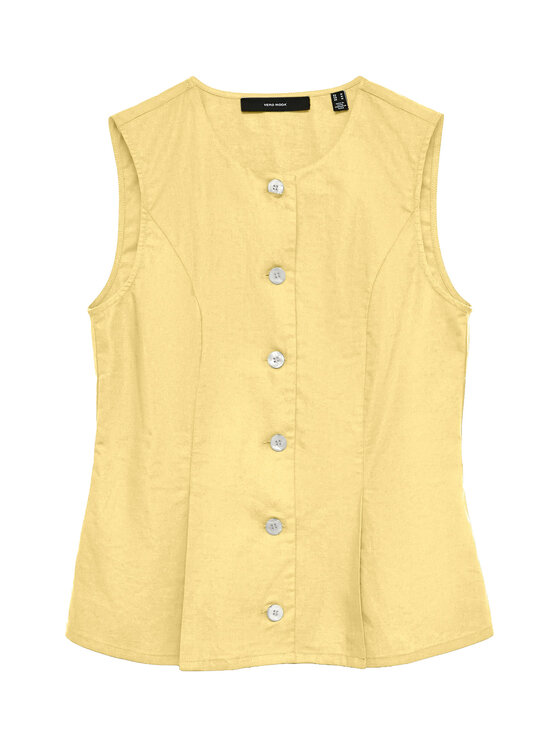 Vero Moda Vero Moda Жилет Selma 10345675 Жовтий Regular Fit